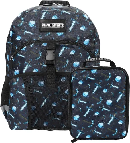 Vista 23 de Bioworld Conjunto de Mochila Premium y Kit de Almuerzo de Batman de 2 Piezas de 16" para Niños