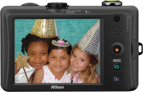 Vista 2 de Nikon Coolpix S1100pj - Cámara digital de 14 MP con zoom de reducción de vibración óptica de gran angular (VR) y LCD de 3 pulgadas y proyector Verde