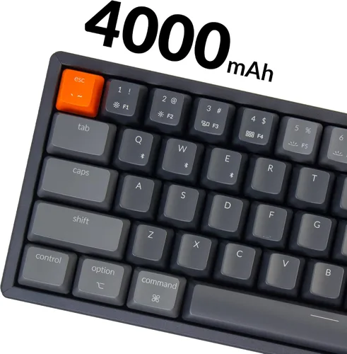 Vista 6 de Keychron K14 70% diseño 72 teclas Bluetooth inalámbricoUSB teclado mecánico con cable para Mac con Gateron G Pro interruptor