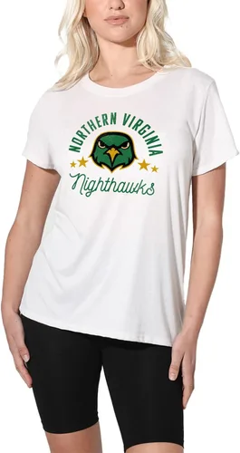 Vista 24 de Colección oficial de camisetas sueltas para mujer, color blanco