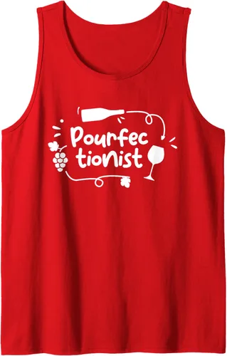 Vista 13 de Booze Joke for Red Wine Lover and Connoisseur Tank Top