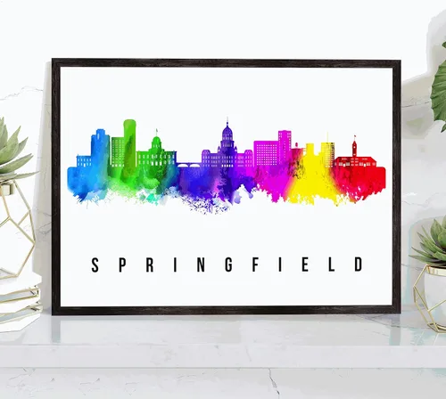 Vista 46 de Generic Póster de Albuquerque Skyline New Mexico, 12 x 18 pulgadas, perfecto para sala de estar, dormitorio, oficina
