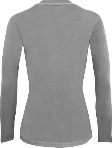 Vista 51 de Natural Uniforms Camiseta Under Scrub para mujer, cuello redondo, manga larga, paquete de 3, paquete múltiple de 3