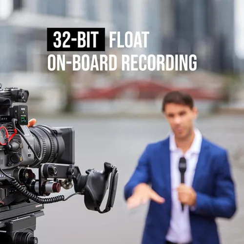 Vista 4 de RØDE Interview PRO Micrófono de condensador inalámbrico de mano con una cápsula de grado de transmisión y grabación flotante a bordo de 32 bits