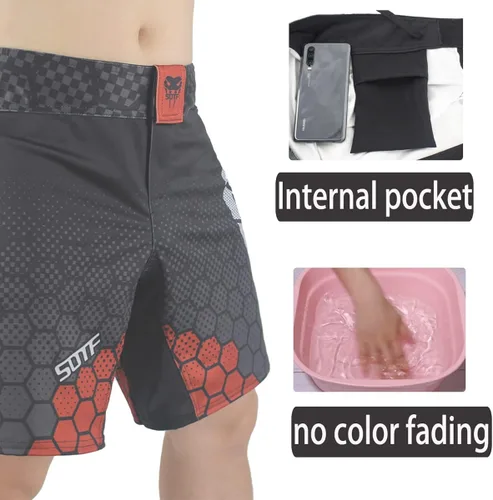Vista 4 de SOTF MMA - Pantalones cortos de boxeo para hombre