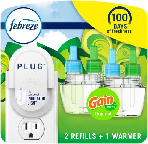 Vista 10 de Febreze Recambio de aceite perfumado para ambientador enchufable, aroma Gain Original