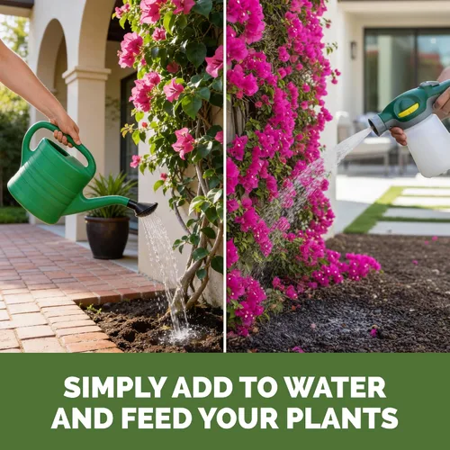 Vista 6 de Fertilizante para Buganvillas, alimento líquido completo para plantas de Buganvilla, 8 oz (250mL)