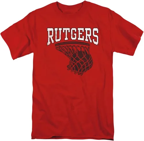 Vista 8 de Rutgers University Camiseta unisex para adultos con aro de baloncesto