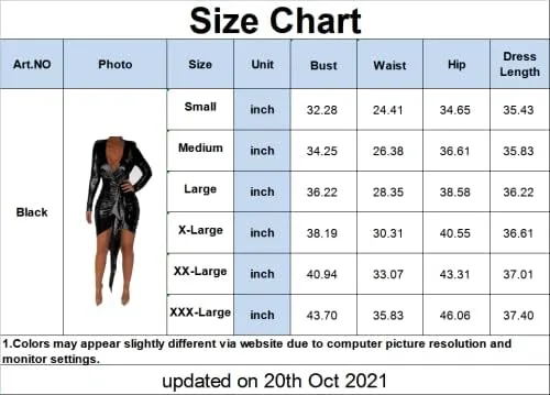 Vista 3 de Sexy vestido estilo bodycon con cuello en V para mujer vestido de tubo de manga larga transpirable y brillante de corte entallado para fiesta