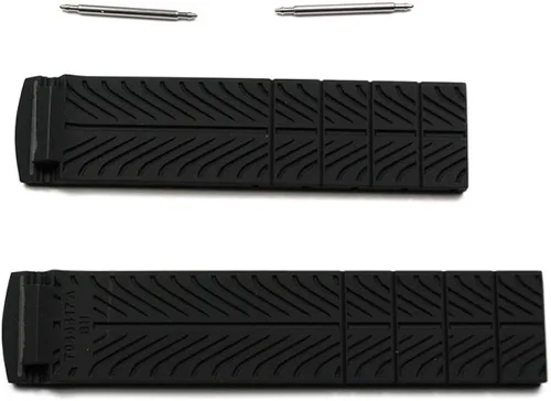 Vista 2 de Tissot PRS 516Negro hule Correa de 20mm de banda para la espalda caso t044417a
