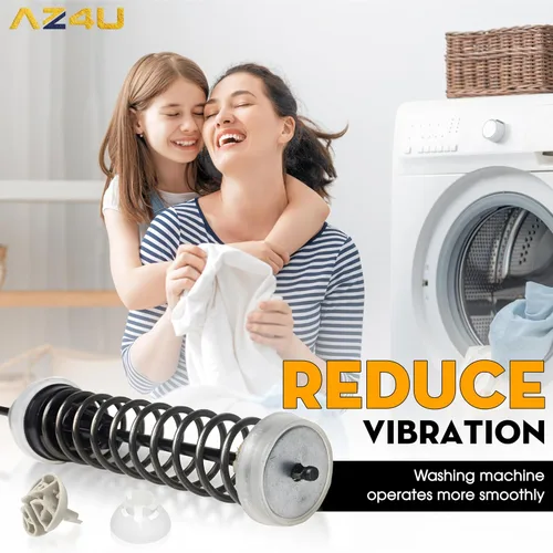 Vista 7 de W11217817 Kit de varilla de suspensión de arandela reemplaza W11159470 W11226768 para Whirlpool, Maytag, Amana, Kenmore Washer WTW4855HW1 MVWC465HW2