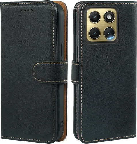 Vista 32 de Funda tipo cartera para Motorola Moto G Power 2026/2025, con bloqueo RFID, de piel sintética, para Moto G Power 2026, cierre magnético, tarjetero