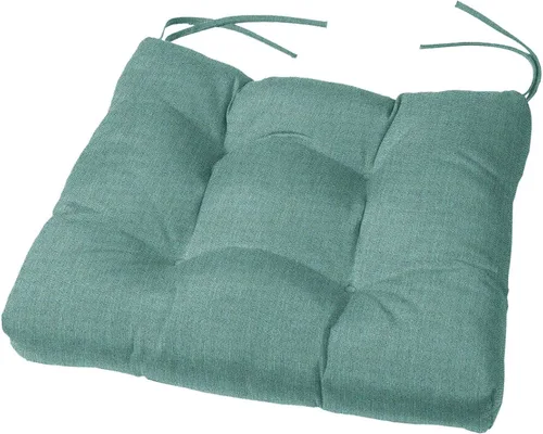 Vista 20 de Cojín para silla Sunbrella de 18 x 18 x 4 pulgadas (Sunbrella Peacock)