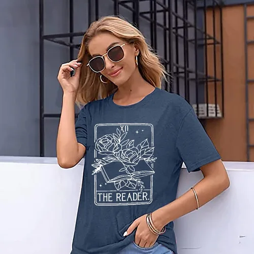 Vista 4 de Camiseta de profesora para mujer, camiseta con gráfico del alfabeto, camiseta de regalo para profesores de jardín de infantes