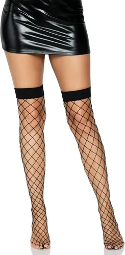 Vista 4 de Leg Avenue Women's Fence Fishnet Thigh Highs