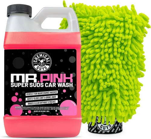 Vista 10 de Jabón de limpieza para automóvil de Chemical Guys, Mr. Pink, 16 oz