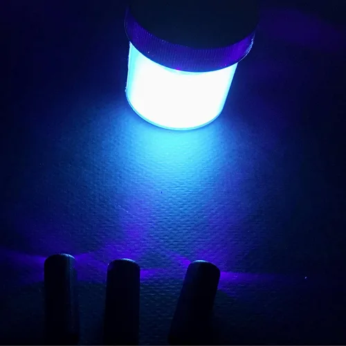 Vista 3 de Blacklight - Kit de 3 cabezales micro efectos especiales de 12 V 9 V CC para accesorios, pinturas fluorescentes, pigmentos, tela, plásticos