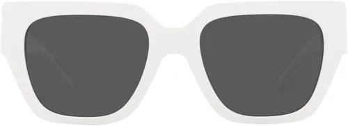 Vista 3 de Versace Gafas de sol para mujer marco blanco lentes gris oscuro 2087in