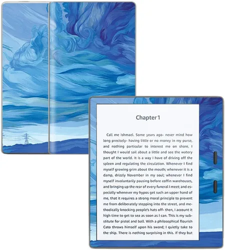 Vista 29 de MightySkins Skin compatible con Amazon Kindle Oasis 7" (9ª generación) – Naturaleza alterada Cubierta protectora de vinilo duradera y única