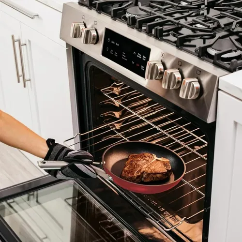 Vista 2 de Ninja Foodi NeverStick C19600 - Juego de utensilios de cocina de 11 piezas, garantizado para nunca pegar, C19600