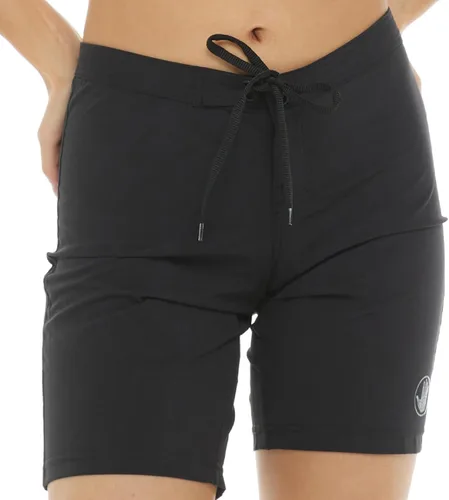 Vista 5 de Body Glove Smoothies Harbor Solid Vapor Boardshort de 8 pulgadas para mujer, negro, grande