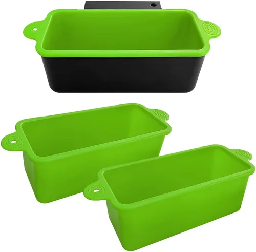 Vista 9 de Paquete de 2 Forros de Silicona para Tazas de Grasa Blackstone para Plancha de 36 28 22 17 Pulgadas, Forro Reutilizable para Bandeja de Grasa