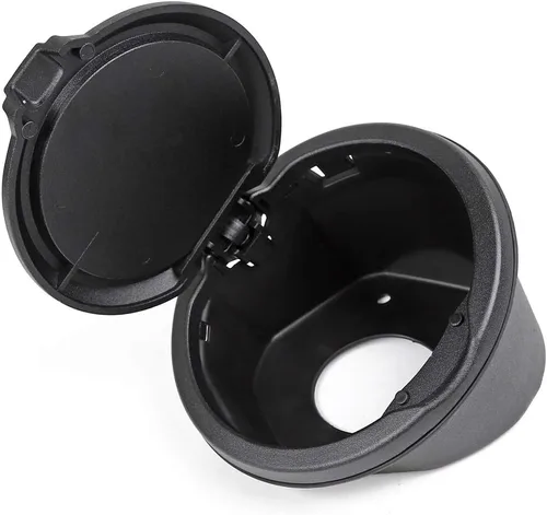 Vista 3 de Savadicar Cubierta de tapa de gasolina, puerta del tanque de combustible para Jeep Wrangler JL JLU 2018-2024 2/4 puertas, construcción de ABS +