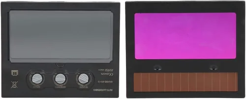 Vista 8 de Lente de oscurecimiento auto solar, lente de reemplazo de casco de soldadura de placa de atenuación pequeña LCD, lente de reemplazo de soldadura LCD
