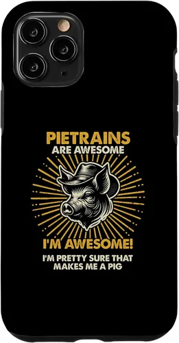 Vista 11 de iPhone 12 mini Pig Dad Mom Awesome - Caso de criador de granjeros Pietrains