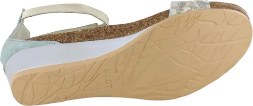Vista 6 de NAOT Footwear Pixie Sandalia de cuña para mujer con plantilla de corcho y plantilla de soporte de arco - Correa de tobillo ajustable - Comodidad