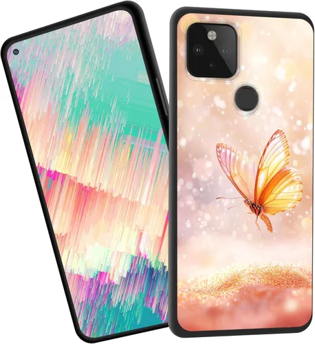 Vista 67 de Funda delgada para Google Pixel 4 XL, funda delgada de silicona de TPU suave a prueba de golpes para Google Pixel 4 XL, cruz negra
