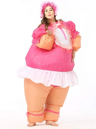 Vista 3 de GOPRIME Baby Doll Inflatable Costume, Adult