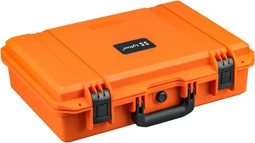 Vista 11 de Lykus HC-1410 Mini caja rígida seca con inserto de espuma, tamaño interior 5.51 x 3.54 x 1.46 pulgadas, IP66 a prueba de salpicaduras, adecuada