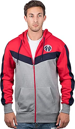 Vista 23 de Ultra Game Men's NBA Official Full Zip Hoodie Sweatshirt