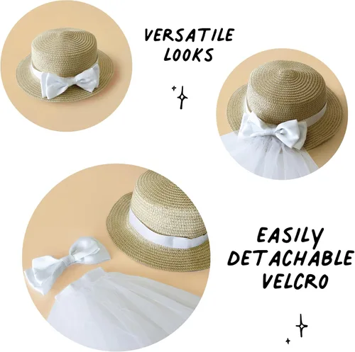 Vista 2 de Hanna Roberts Wedding Veil Bride Veils Bachelorette Party Veil for Celebrating Bachelorette Party, Bridal