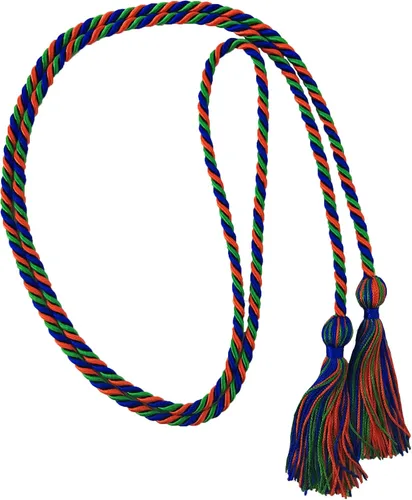 Vista 38 de Cordón de honor de graduación para graduaciones universitarias, escuela secundaria y más duradero y brillante (oro antiguo) - Paquete de 10