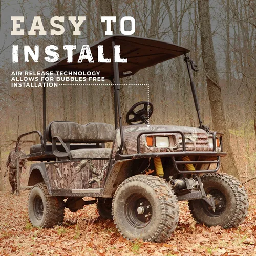 Vista 3 de Mossy Oak Graphics Envoltura de camuflaje para carrito de golf, vinilo 3M sin decoloración con acabado mate, muchos patrones de Mossy Oak