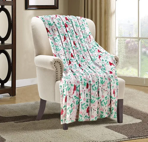 Vista 40 de Elegant Comfort - Manta de vellón muy suave y aterciopelada, con estampado navideño, a cuadros escoceses, de 50 x 60 pulgadas (búfalo negro)