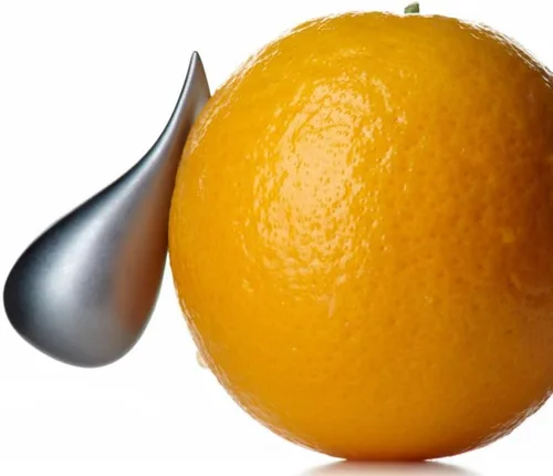 Vista 5 de Alessi Apostrophe GCH02 - Accesorio pelador de naranja, acero inoxidable, mate