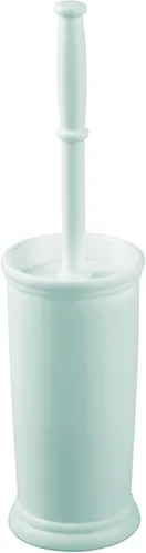 Vista 12 de mDesign Cepillo de Inodoro y Soporte - Cepillo de Baño Cubierto - Limpiador de Inodoro en Pie en Soporte Moderno - Cepillo de Limpieza Profunda