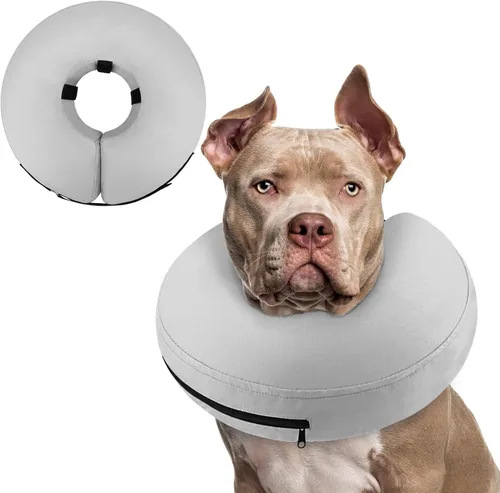 Vista 13 de Supet - Collar isabelino inflable para recuperación, posoperatorio