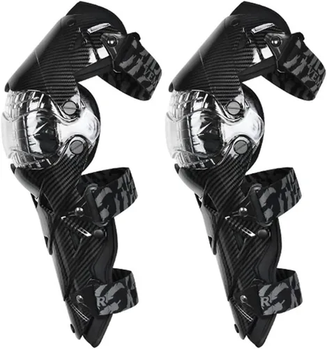Vista 12 de Rodilleras y espinilleras, equipo de protección de motocicleta para adultos, para evitar colisiones duras, motocross, carreras, rodilleras