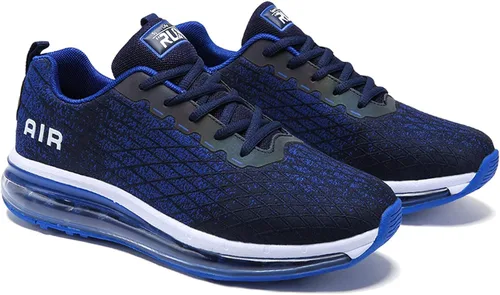 Vista 5 de Axcone Tenis deportivos para hombre transpirables atléticos para correr gimnasio correr ligeros con amortiguación de aire tenis de entrenamiento