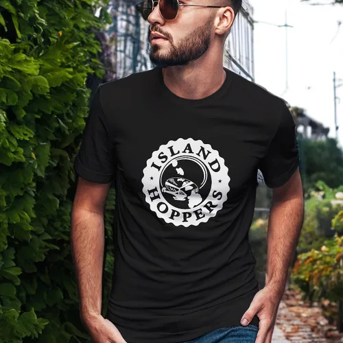 Vista 4 de T-Shirt Island Short Hoppers Event Tee Novelty Shirt Shirts Boy Gift for Men Girl Sleeve Women Big Family Friend Unisex Multicoloured