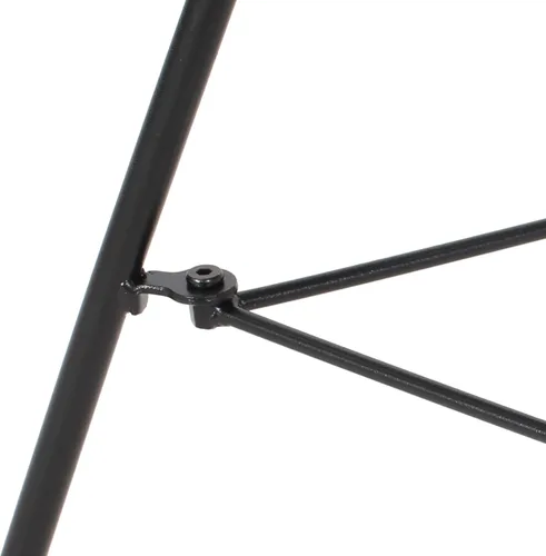 Vista 8 de Great Deal Furniture Christina - Mesa auxiliar moderna de ratán sintético para exteriores con parte superior de vidrio templado, color negro
