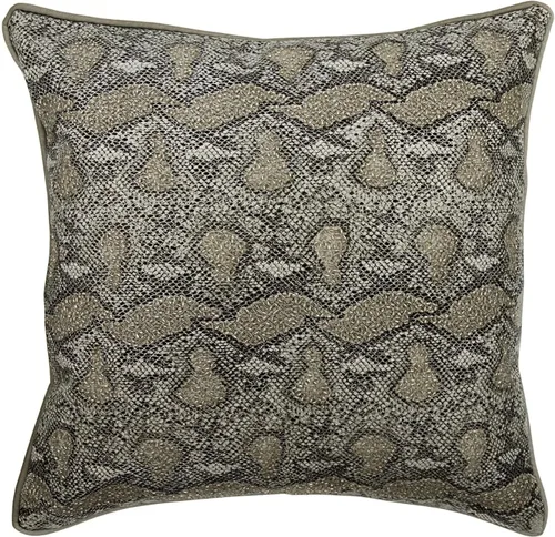 Vista 15 de The HomeCentric Funda de almohada personalizada, fundas de almohada decorativas de 12 x 12 pulgadas (11.8 x 11.8 in), color plateado, fundas de 16.