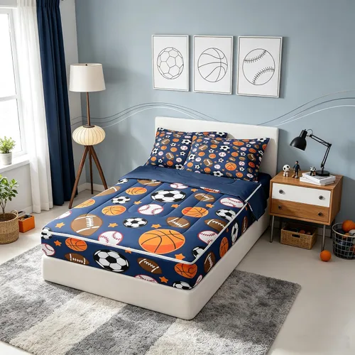 Vista 23 de Feelyou Juego de edredón con cremallera de leopardo tamaño individual Juegos de cama con cremallera y estampado animal para decoración de Marrón