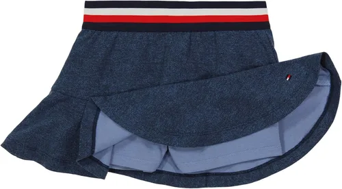 Vista 2 de Tommy Hilfiger Conjunto de camiseta gráfica de 2 piezas para niñas con scooter