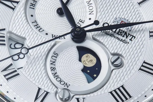 Vista 6 de ORIENT Classic Sun Moon Reloj mecánico RN-AK0005S Hombres