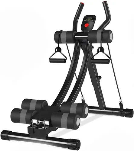 Vista 2 de Equipo de entrenamiento AB, máquina de abdominales para gimnasio en casa para ejercicio abdominal y entrenamiento de fuerza, equipo de fitness